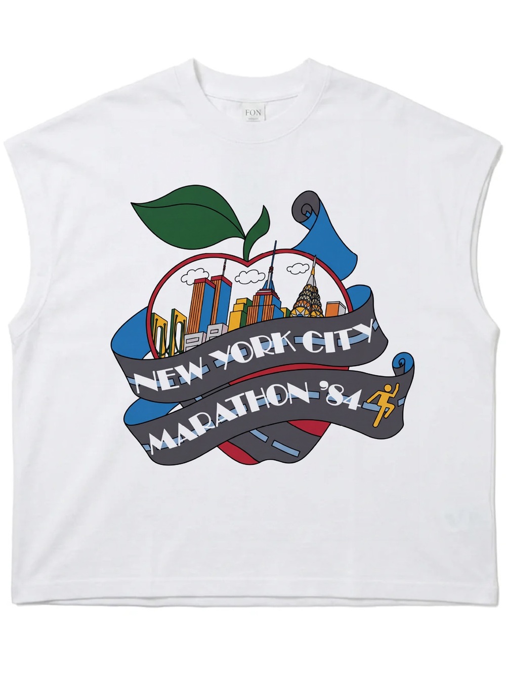 New York City Marathon tee NYC runner sportswear muscle top